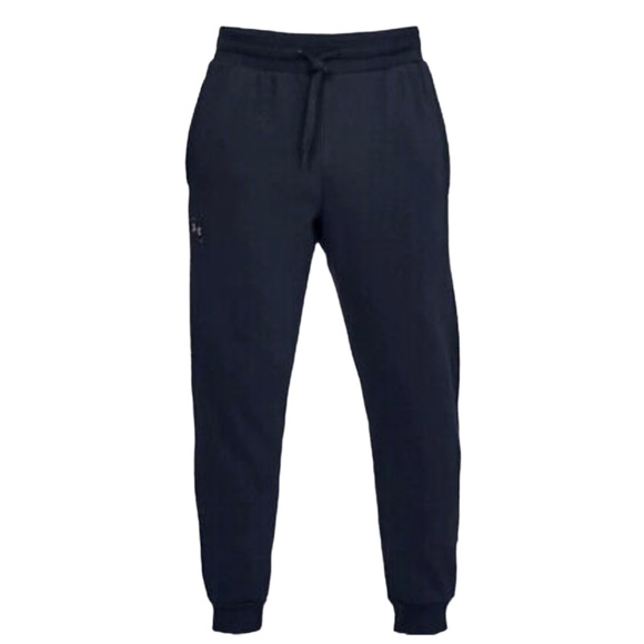 💖MEGA SALE💖Under Armour UA Rival Fleece Pants Blue Men's  1320740 408 - Picture 5 of 9